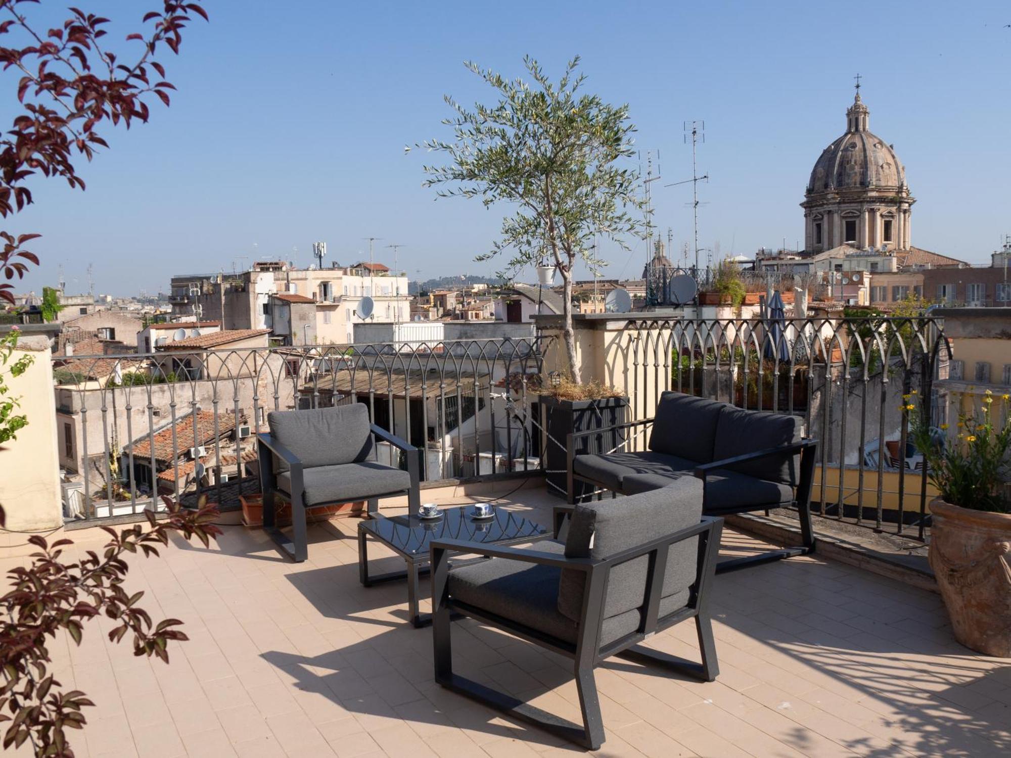 Terrace On The Monuments Of Rome